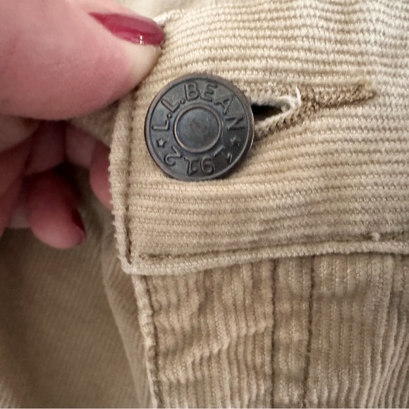 L.L. Bean Corduroy Pants women’s 10R tan favorite fit straight preppy cabincore - Picture 12 of 12